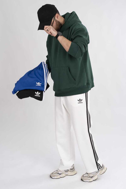 Adidas-wide-leg بنطلون