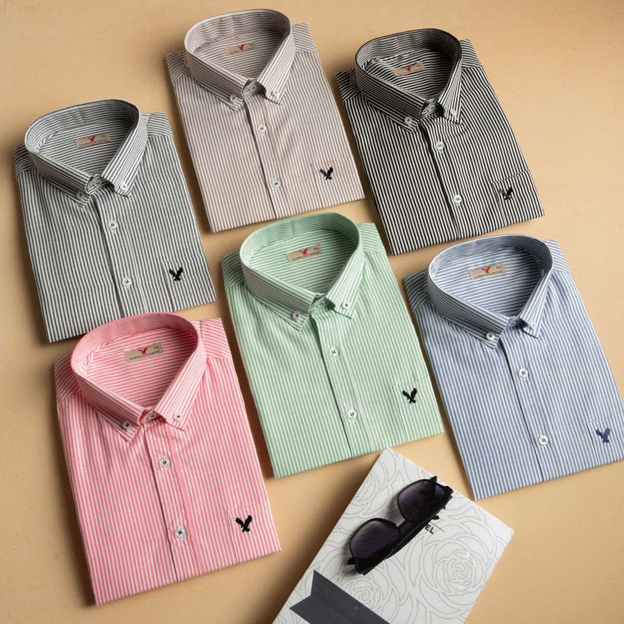 قميص مقلم American Eagle